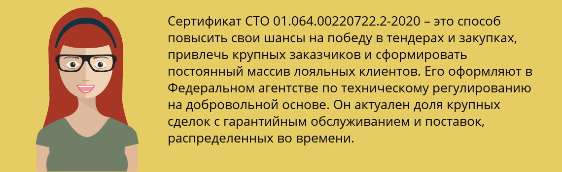Получить сертификат СТО 01.064.00220722.2-2020 в Старая Купавна
